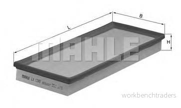 KNECHT Luftfilter LX 1249 4009026308615