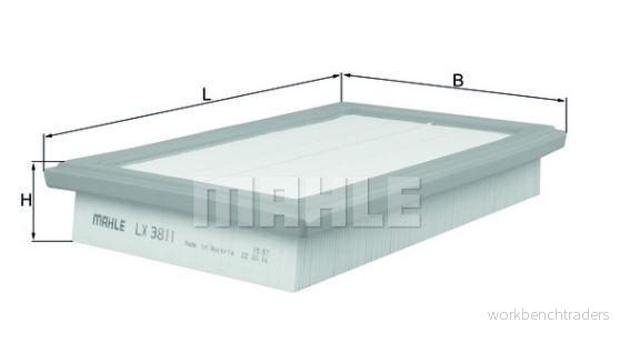 Luftfilter KNECHT LX 3811 4009026948736