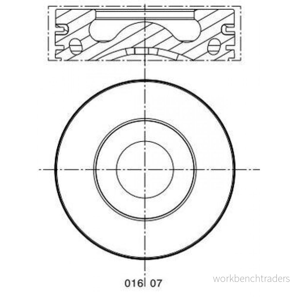 Kolv, citroën,fiat,ford,jaguar,peugeot, 06 28 S6, 13 73 52 2, 1345476, 1345477, 1345478, 5S7Q 6K100 AAC, ABC, ACC, 4009026880661