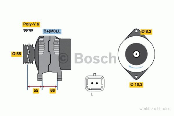 BOSCH 0 986 042 191 Alternateur 14V 75A RENAULT: CLIO 2, Kangoo I, I Express 3165143175620 BOSCH 0 986 042 191 Alternateur 14V 75A RENAULT: CLIO 2, Kangoo I, I Express 3165143175620