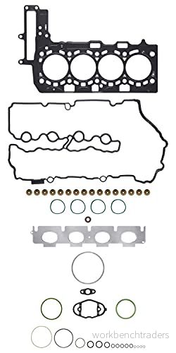 AJUSA 52438800 Packningssats, topplock med cylindertoppspackning, ventilskaftstätning 8433577334315
