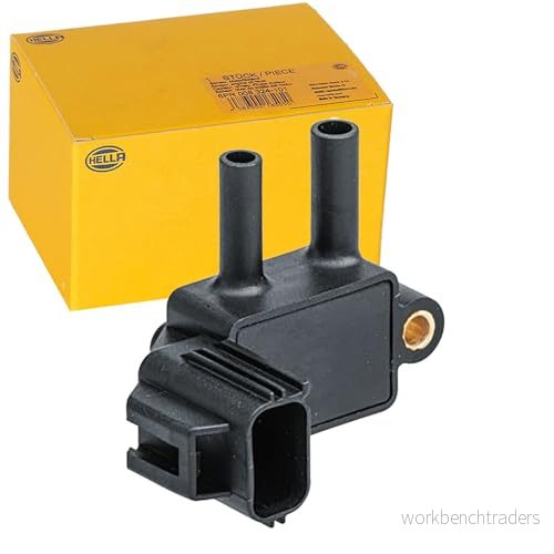 Sensor, avgastryck Hella 6PP 009 409 601 4082300803174