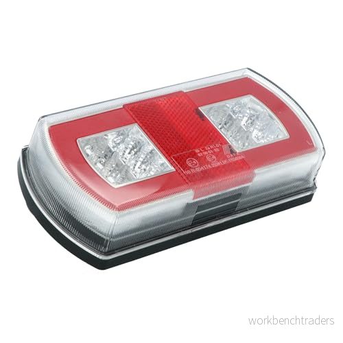 CARPOINT 0414048 Feu arrière gauche LED noir 12, 24V avec tuyau