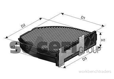 Knecht Kupéfilter LA 413 4009026953297