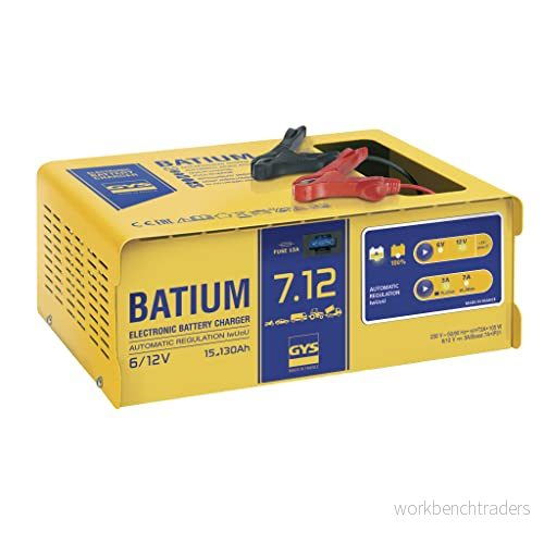 GYS BATIUM 7.12 Batteriladdare 7,3A 12,6V 3154020024496