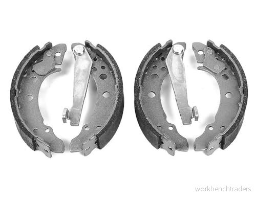 MEYLE 114 042 0502 Mâchoires De Frein Essieu arrière 180 30 sans ressort, avec levier ORIGINAL Quality VOLKSWAGEN: GOLF 2, 1 Cabriolet 4040074134764