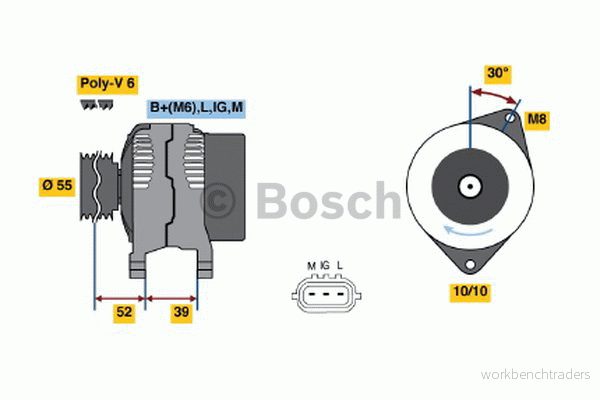 Generator BOSCH 0 986 049 211