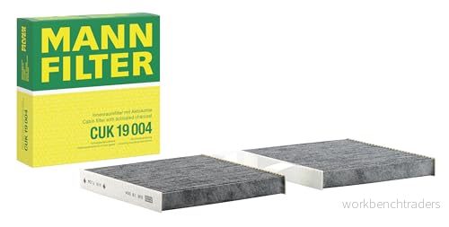 MANN-FILTER Kupéfilter CUK 19 004 – Pollenfilter med aktivt kol 4011558036584