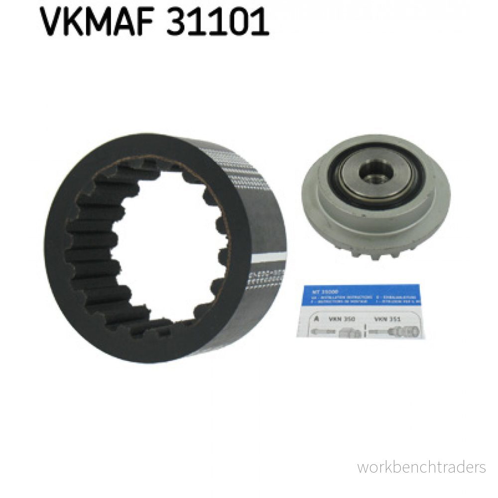 SKF VKMAF 31101 Kit de manchons flexibles d'accouplement VOLKSWAGEN: Multivan 5 (7HM, Transporter Bus, 7316575051549