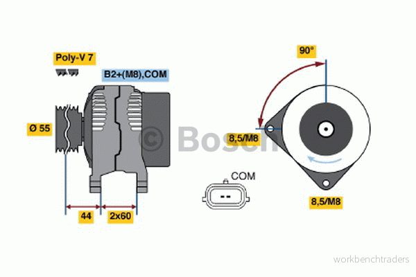 Generator Bosch 0 986 046 440 3165143705773