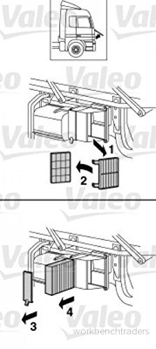 VALEO 716039 Filtre d'habitacle à particules 165 223 68 CLIMFILTER COMFORT SCANIA: P,G,R,T series