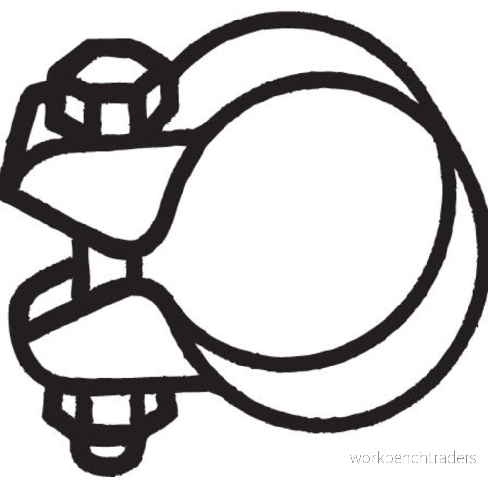 Klämma, avgassystem BOSAL 250 352 3351642503525