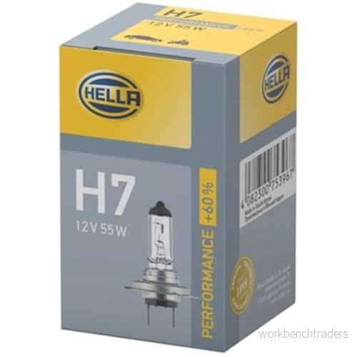HELLA 8GH 223 498 231 Ampoule, projecteur principal H7 12 55 AUDI: A5 B8 Sportback, Coupe, A3 VOLKSWAGEN: Golf 7, Touran I, 5 4082300753967