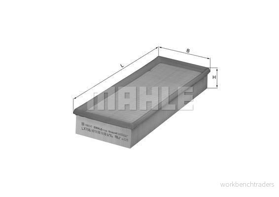 Luftfilter KNECHT LX 106 4009026016787