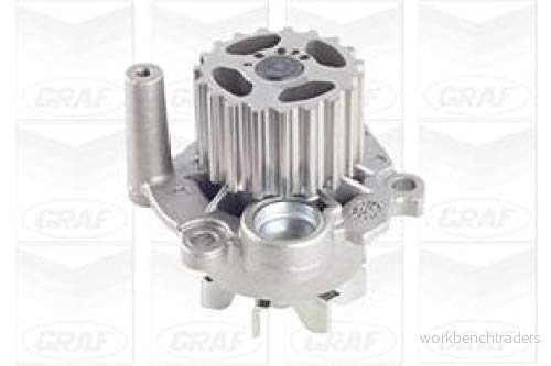 GRAF PA879 Pompe à eau 19 avec bague d'étanchéité mécanique Tôle d'acier 56,23 pour transmission par courroie de distribution VOLKSWAGEN: Golf 5 8032747267073
