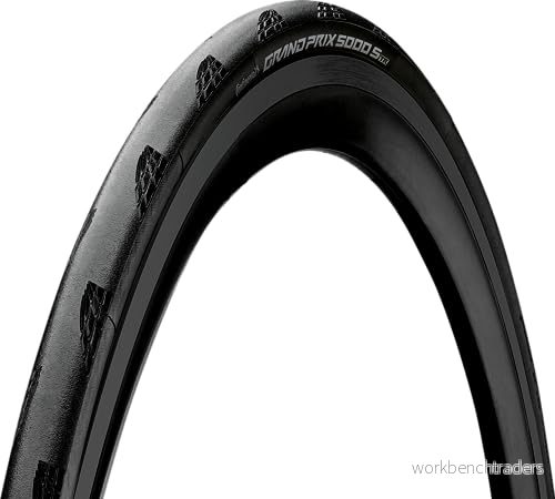 Continental Grand Prix 5000 S, Pneumatici Unisex-Adulti, Nero/Nero, 28" 700x32C 32-622 4019238054408