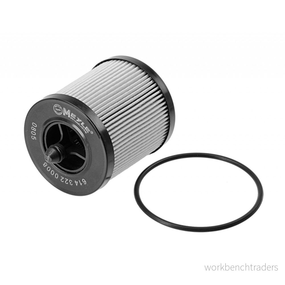 MEYLE 614 322 0008 Filtre à huile ORIGINAL Quality avec joint d'étanchéite Cartouche filtrante OPEL: Astra J GTC, Zafira B, Insignia A 3/5 portes 4040074546307