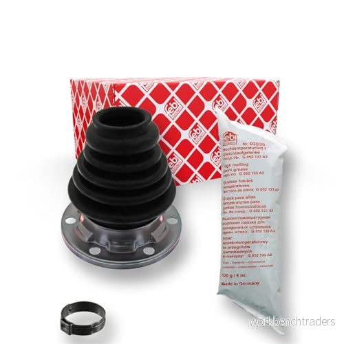 FEBI BILSTEIN 38335 Soufflet de Cardan Essieu avant droit, du côté boîte vitesses Caoutchouc VOLKSWAGEN: Bora Variant, Golf 4 4027816383352