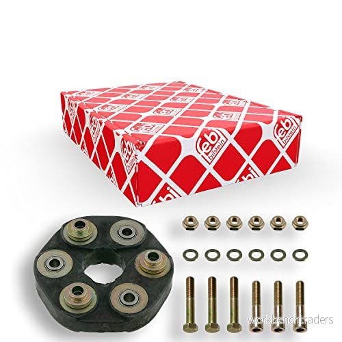 FEBI BILSTEIN 01501 Flector De Transmission 90 avant 140 avec vis/boulons, rondelles écrous MERCEDES BENZ: Classe C Berline 4027816015017