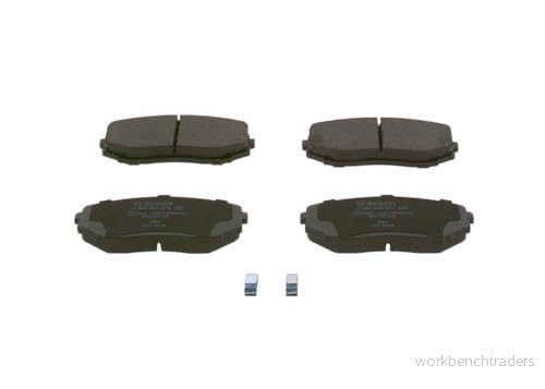 Bosch Bromsbeläggssats - skivbroms - 0 986 494 375 4047024784703
