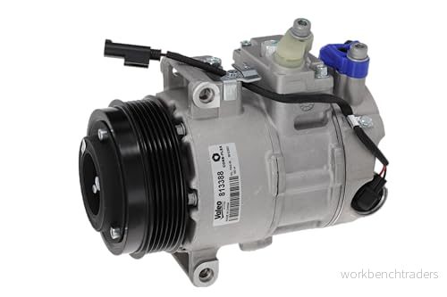 VALEO NEW ORIGINAL PART 813388 compresseur De Climatisation 6SEU16 12 PAG 46 R 134a avec huile MERCEDES BENZ: Classe C Berline 3276428133881