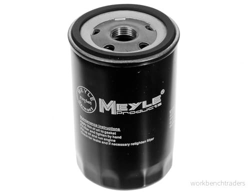 MEYLE 100 115 0009 Filtre à huile 3/4" 16 UNF ORIGINAL Quality avec un clapet de non retour vissé AUDI: A3 3/5 portes, TT Roadster 4040074331965
