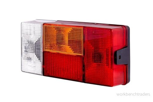 HELLA 2VP 006 040 301 Feu arrière droit rouge/jaune noir sans ampoules 4082300218053