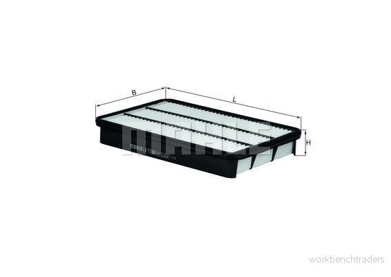MAHLE ORIGINAL LX 1740 Filtre à air 42,0 200 309 Cartouche filtrante OPEL: Frontera B SUV, ISUZU: Trooper 3 SUV 4009026507377