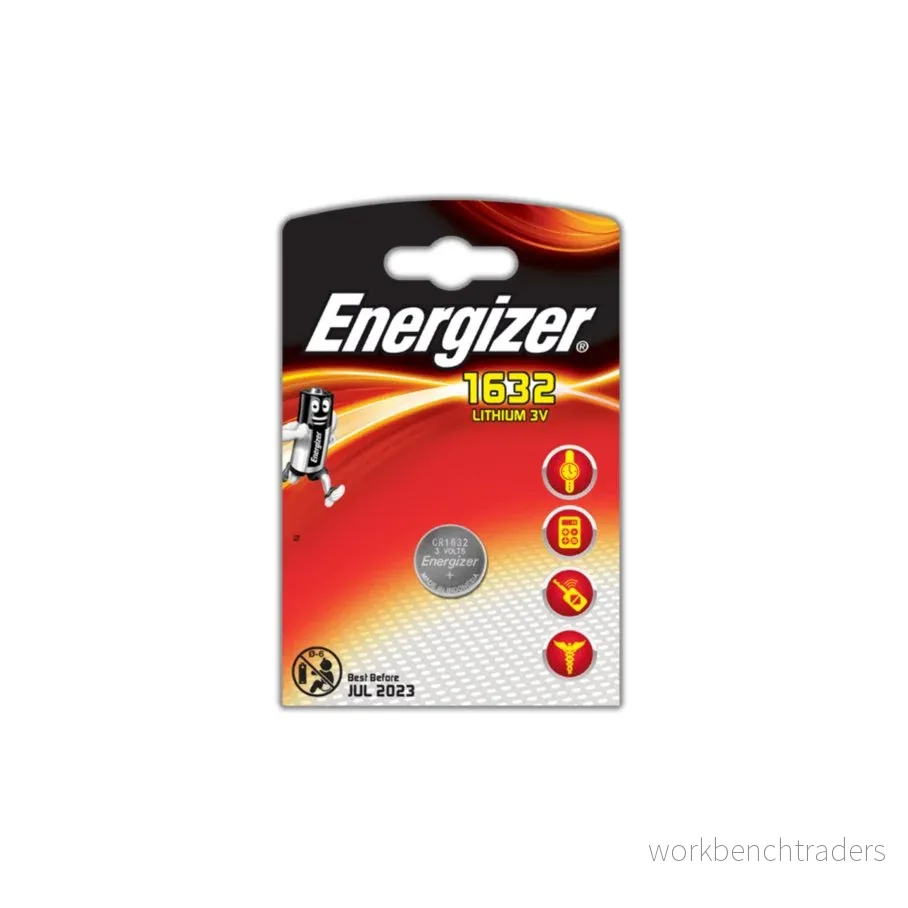 Energizer CR1632 3 V knappcellsbatteri - 1 styck 7638900411553