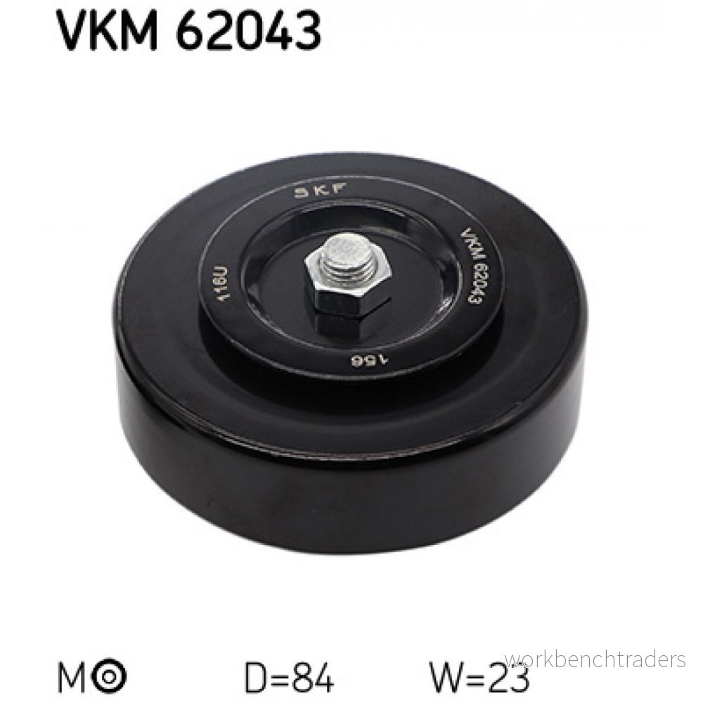 SKF VKM 62043 Poulie Tendeur NISSAN: 350Z Coupe, Roadster, INFINITI: QX50 I 7316575902520