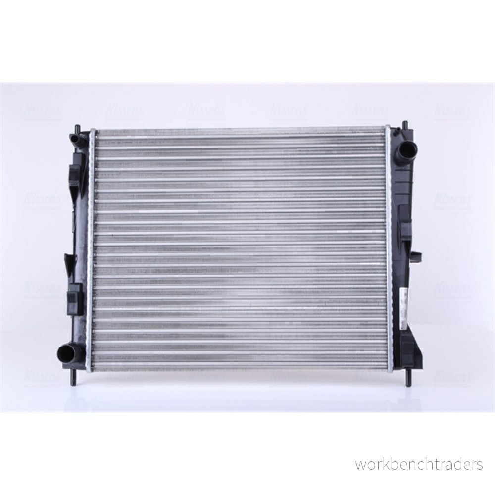 NISSENS 637605 Radiateur du moteur Aluminium 495 416 24 ailettes jointes mécaniquement RENAULT: CLIO 2, 3, Modus / Grand Modus, NISSAN: MICRA 3