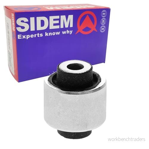 SIDEM 809712 Silent Bloc De Triangle Essieu arrière inférieur Support métal caoutchouc barre oscillant transversal OPEL: Vectra C Berline, CC 5413978235315