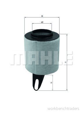 KNECHT Luftfilter LX 1650 4009026503430