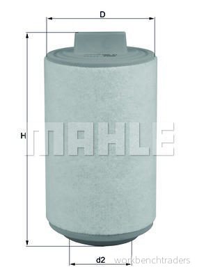 MAHLE LX 3251 Luftfilter 4009026923283