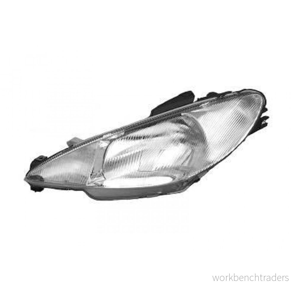 Van Wezel Strålkastare Höger H4 Vit 4028962 Peugeot 206 5410909194239