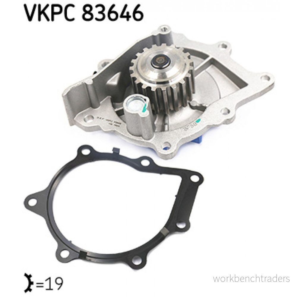 SKF VKPC 83646 Vattenpumpskit 7316575572303