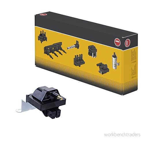 NGK 48141 Bobine d'allumage 4 avec agrafe Version de raccord SAE pour véhicules distributeur DAEWOO: Racer 3/5 portes, Espero Berline 4010326481410