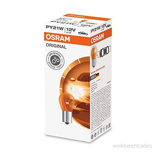 OSRAM Glödlampa Sekundär PY21W Standard 12V 21W 4050300891484