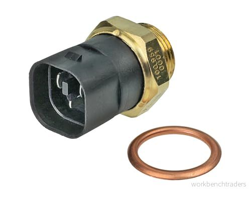 MEYLE 100 959 0001 Interrupteur de température, ventilateur radiateur M22 x 1,5 avec bague d'étanchéité ORIGINAL Quality VOLKSWAGEN: Golf 4 4040074116968