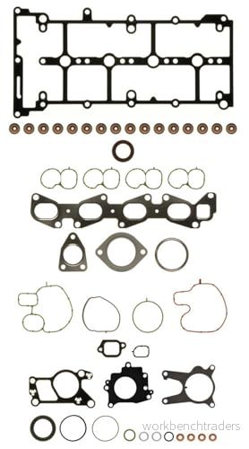 AJUSA 53028300 Jeu de joints d'étanchéité, culasse cylindre sans joint cylindre, avec tige soupape 8427769982095