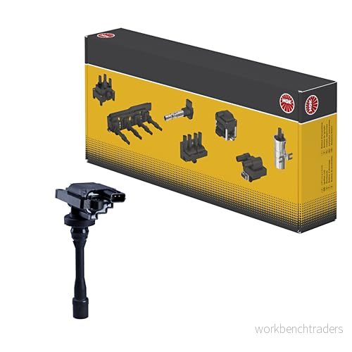 NGK 48225 Bobine d'allumage 3 SAE/DIN MITSUBISHI: Pajero Pinin, Outlander I SUV, Space Wagon III, CHRYSLER: Sebring II Cabriolet, Berline 4010326482257