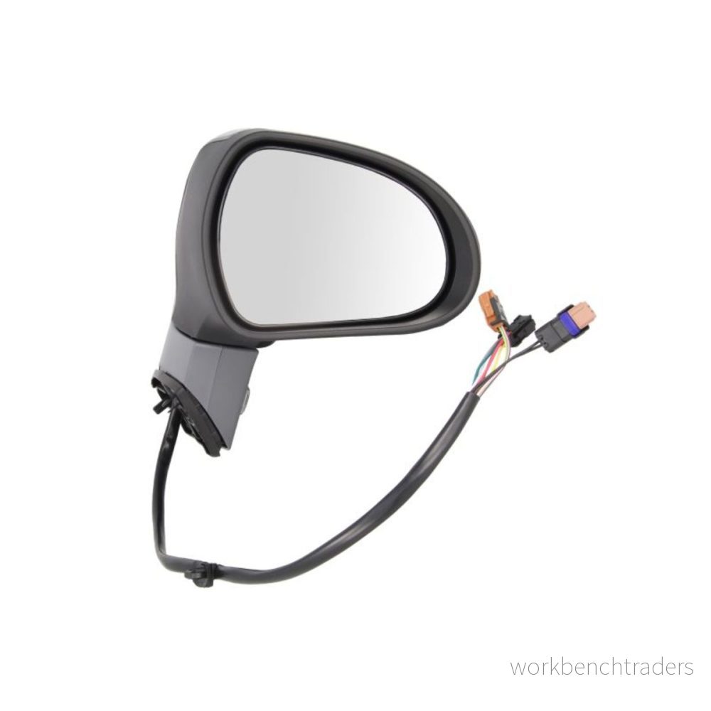 Alkar Yttre backspegel 6140308 Höger - Med primer, delvis elektriskt uppvärmd, temperatur sensor, Hopfällbar 8424445127573