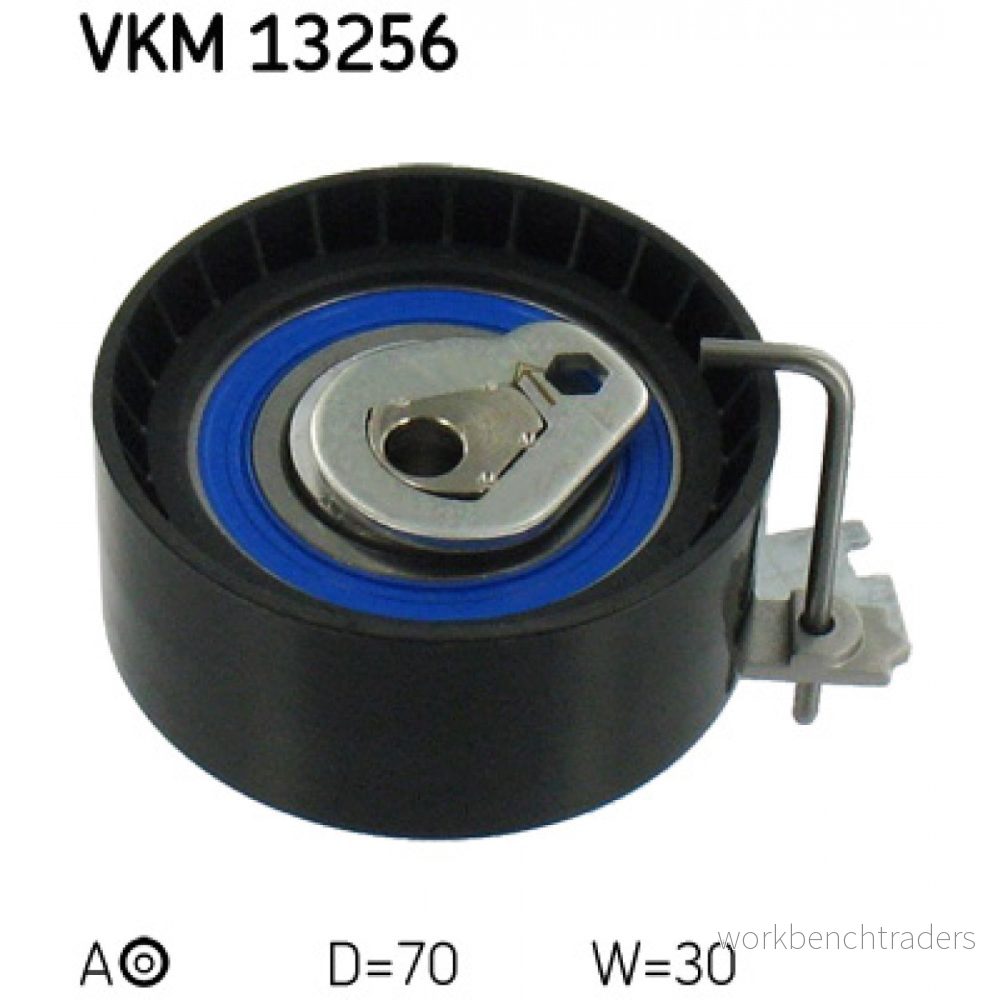 SKF VKM 13256 Poulie tendeur, courroie crantée PEUGEOT: 208 I 3/5 portes, 206 207 CITROËN: C3 Xsara Picasso 7316572283219