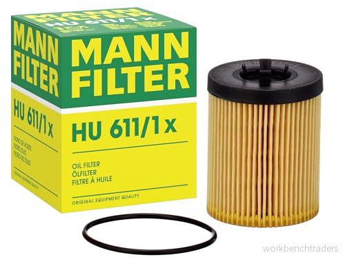 MANN-FILTER Oljefilter HU 611/1 x 4011558292102 4011558292102