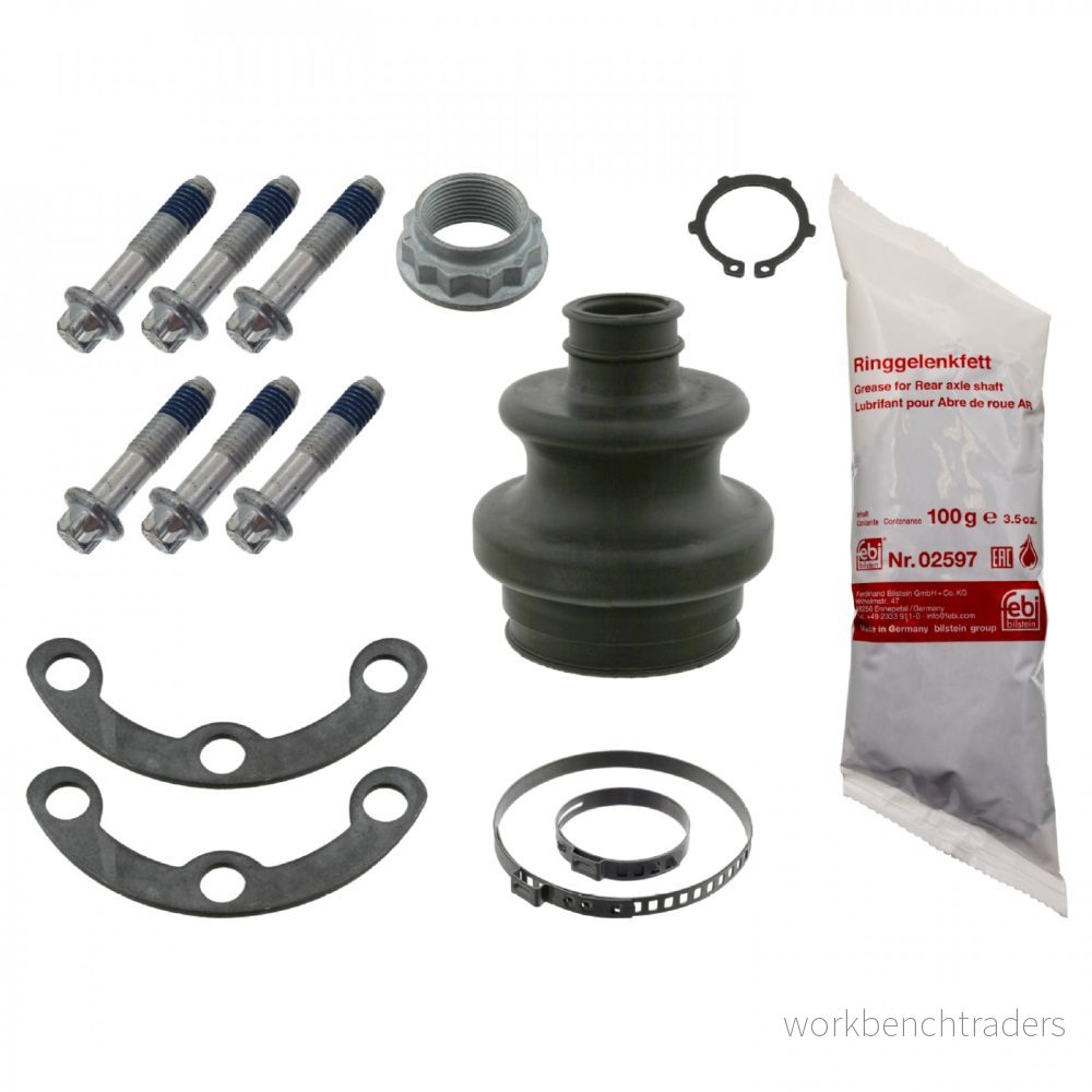 FEBI BILSTEIN 24828 Soufflet de Cardan Essieu arrière, du côté boîte vitesses Caoutchouc MERCEDES BENZ: SLK, Classe C Berline, E Berline 4027816248286