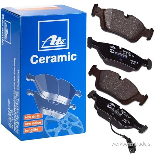ATE Ceramic 13.0470 2773.2 Jeu de plaquettes frein contact signal d'usure inclus avec vis d'étrier accessoires AUDI: A8 D4 4006633415804