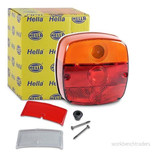 HELLA 2SE 002 578 701 Feu arrière gauche, droit P21W, R10W 24, 12 sans ampoules avec porte lampe oscaro, mister auto, yakarouler 4082300172027