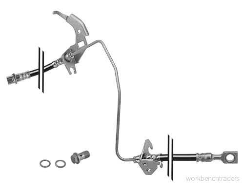 MEYLE 614 525 0011 Flexible De Frein droit, Essieu arrière 760 M10x1 OPEL: Astra H 3/5 portes, Zafira B, GTC 4040074553367