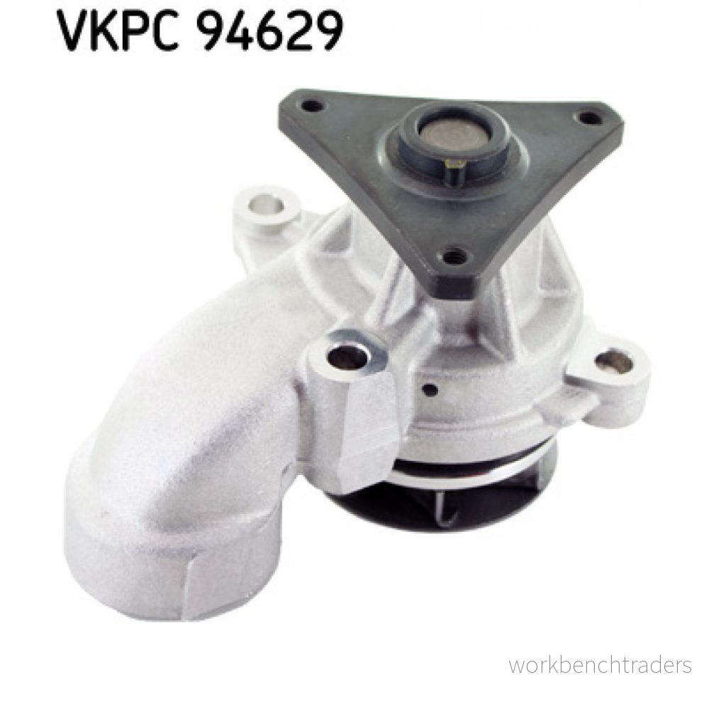 SKF VKPC 94629 Pompe à eau avec joints Métal pour système dentrainement courroie trapézoïdale nervures KIA: RIO 2, cee‘d I Break, 5 portes 7316574528479