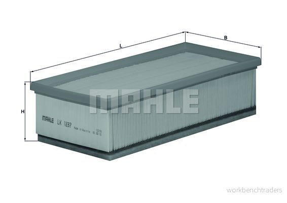 KNECHT Luftfilter LX 1837 4009026509784
